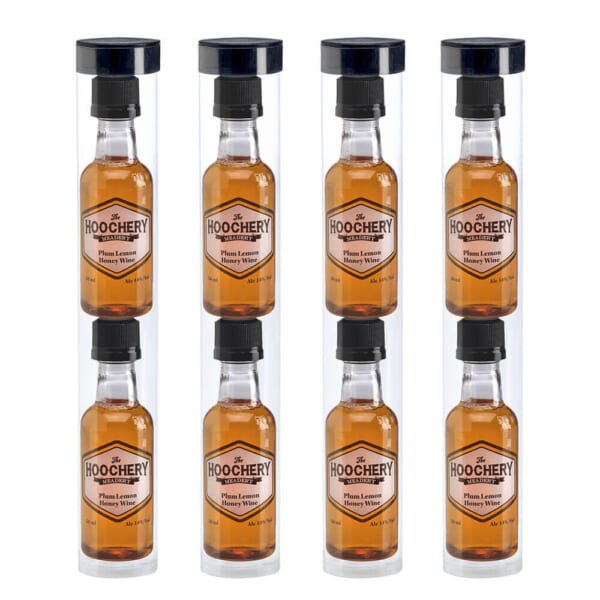 Plum Lemon Honey Wine Mead Semi-Sweet - 8 Bottles Pavkaged