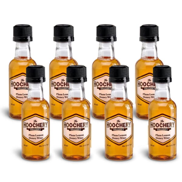 Plum Lemon Honey Wine Mead Semi-Sweet 8 Bottles