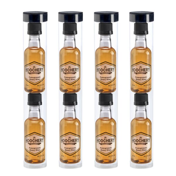 Pomegranate Honey Wine Mead made with Sweet Pomegranates 8 Bottles