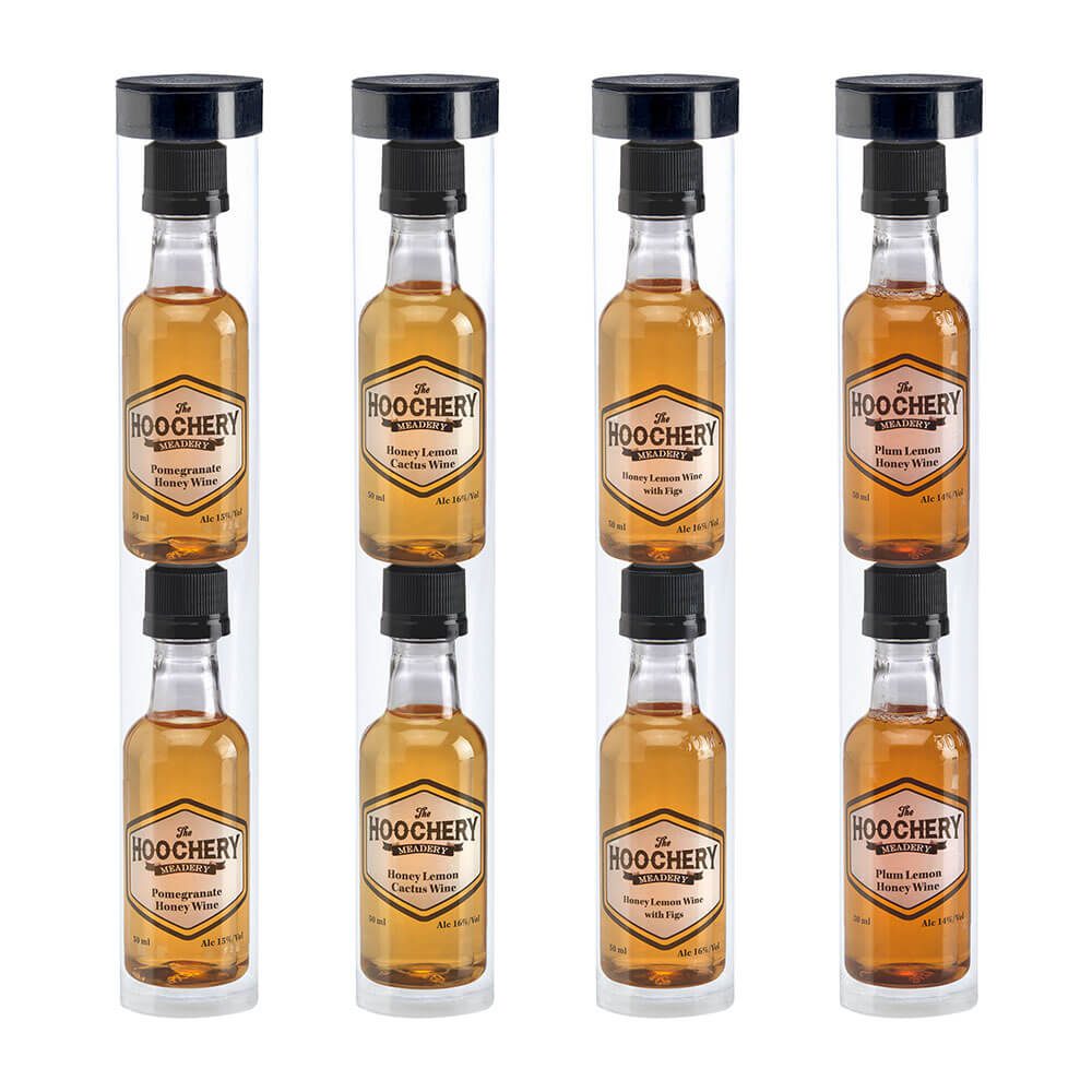 Honey Mead Wine Take Home Tasting Room #2(Semi-Sweet)-4 Different Flavors.8 bottles:50ML Each–400ML Total - Image 2